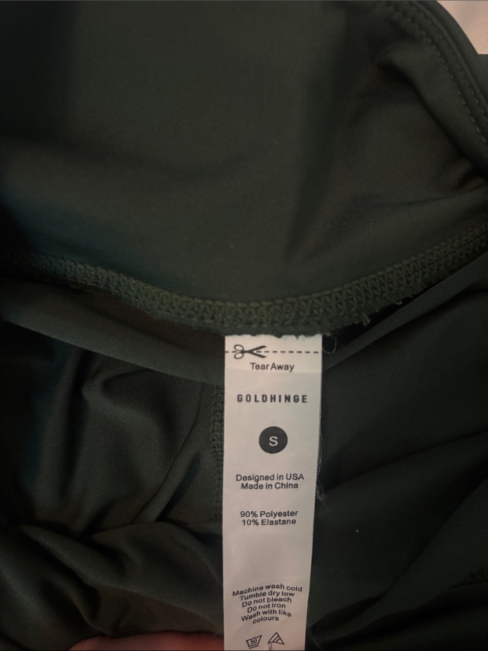 Goldhinge Forest Green Pleated Mini Skirt - Picture 4 of 4
